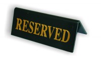 Reserved Sign